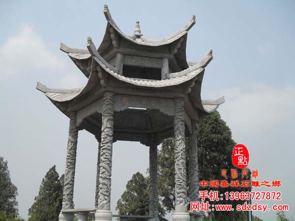 青石百龙亭
