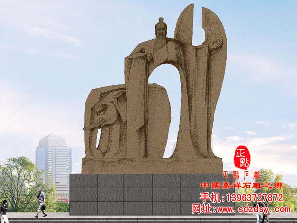 人物石雕设计