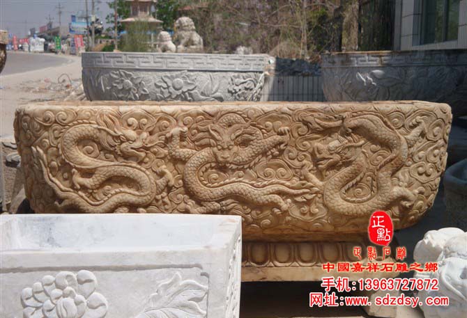 仿古石缸