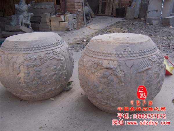 石雕圆鼓|石鼓